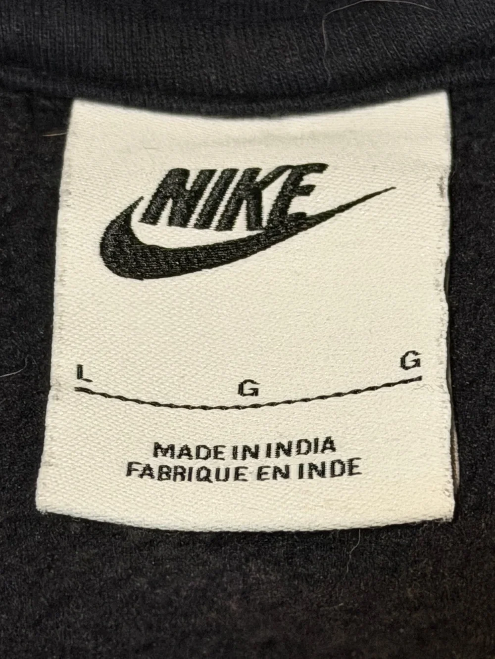 Nike Womens Classic xl Full Zip fleece sweatshirt with hood/ 80 percent cotton